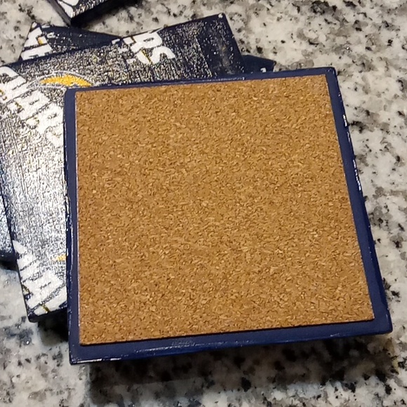 Los Angeles Chargers Coasters Set - Picture 2 of 3